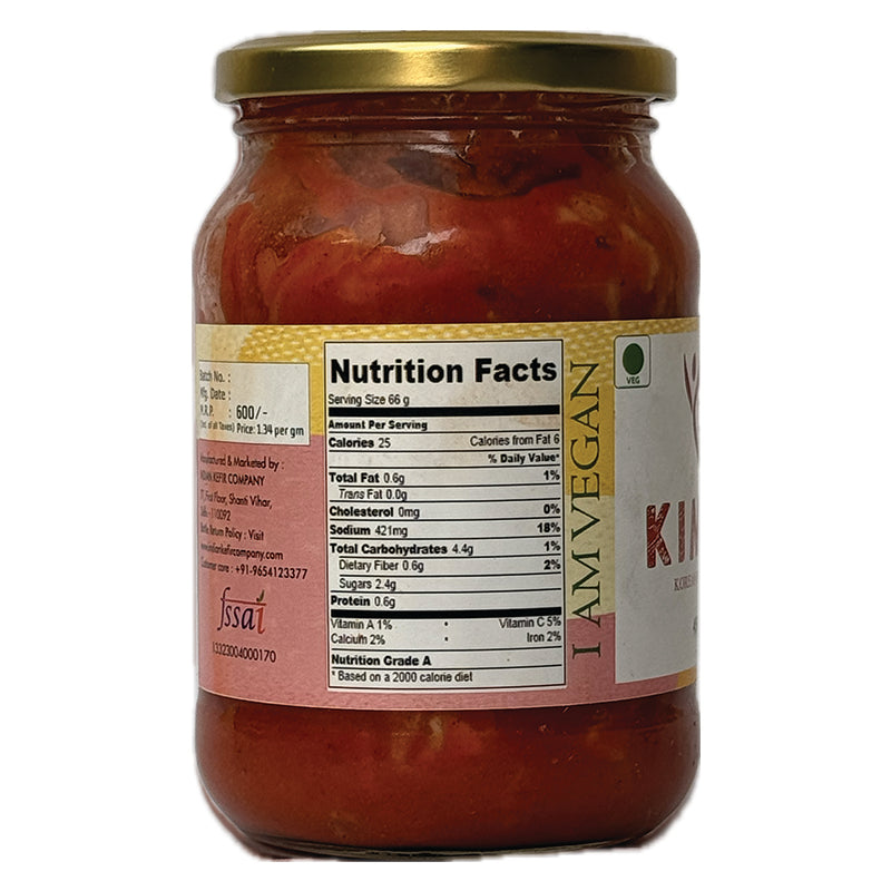 Kimchi - 450 gms pack (vegan)