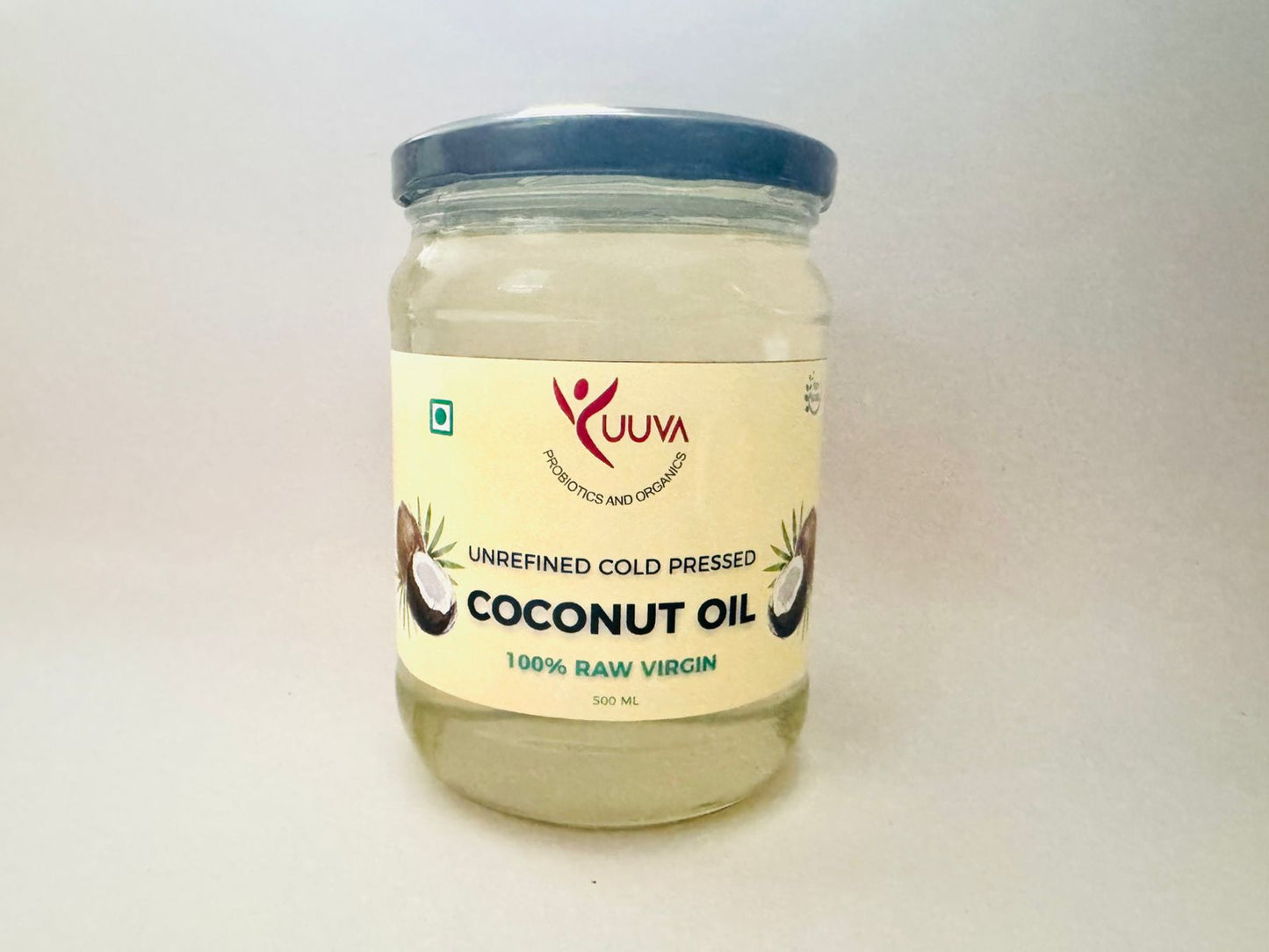 COCONUT OIL - COLD PRESSED - UNREFINED- 100% PURE