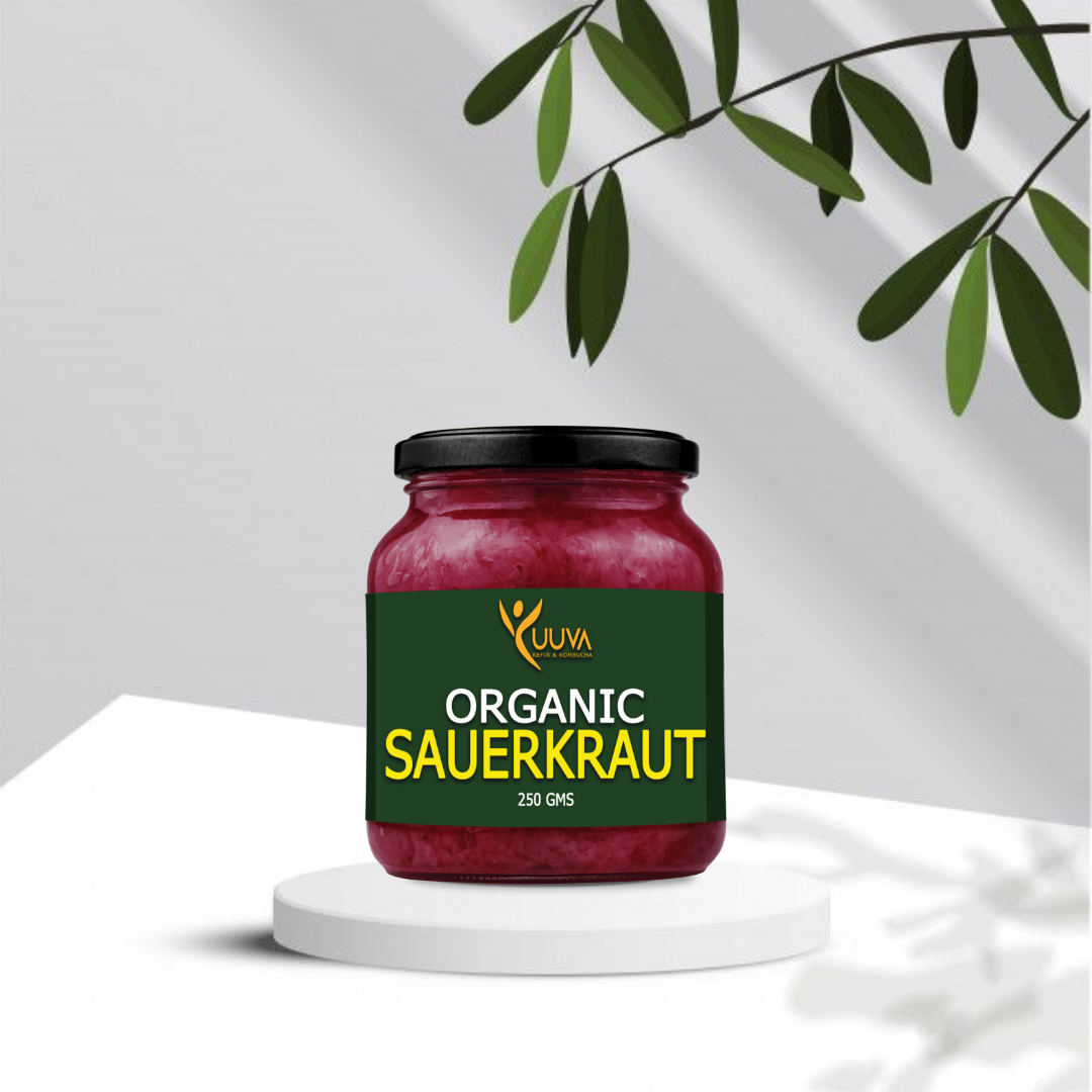 Sauerkraut (Beetroot & Cabbage) 225 gms Indian Kefir Company